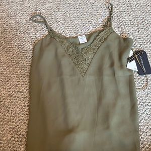 Melrose and market lace trim tank